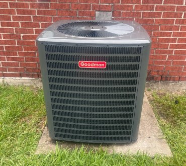 A completed Cool It Down air conditioning install